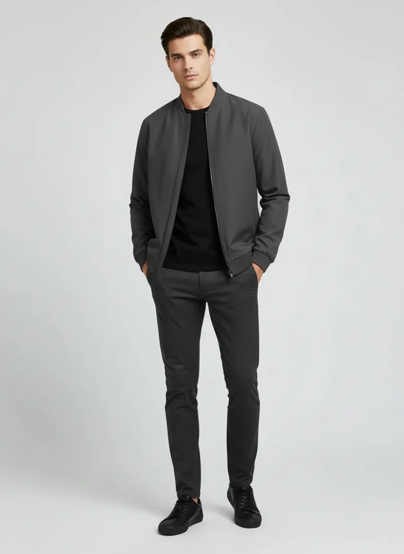 Reine | Femme Blouson Court Col Baseball Look Urbain – Blouson Urbain 2026