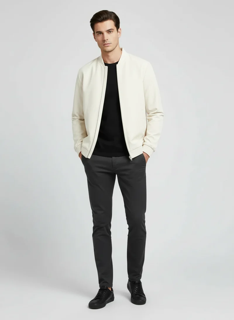 Reine | Femme Blouson Court Col Baseball Look Urbain – Blouson Urbain 2026