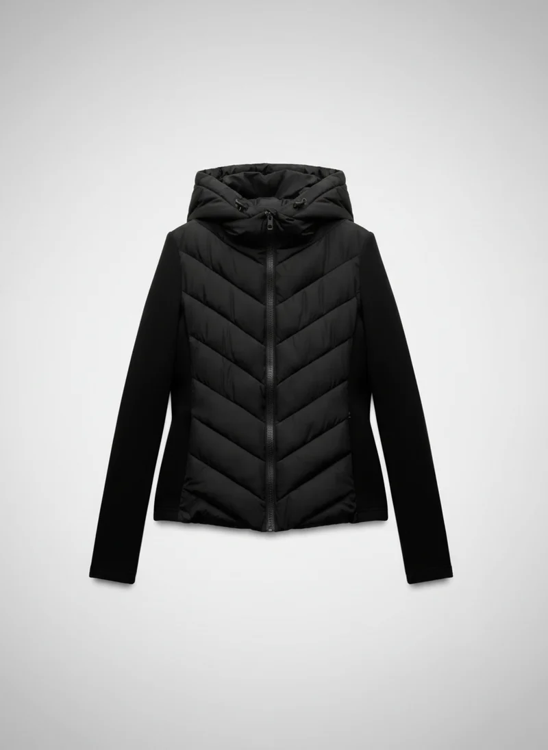 Rébecca | Femme Veste Patchwork Capuche Coton – Veste Patchwork Casual Chic 2026