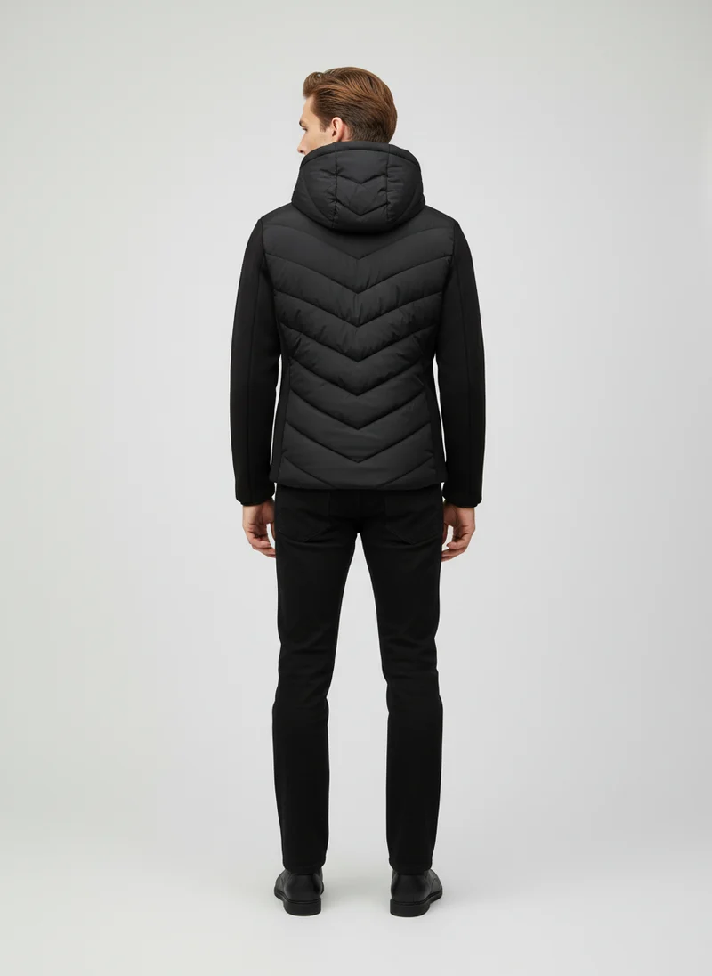Rébecca | Femme Veste Patchwork Capuche Coton – Veste Patchwork Casual Chic 2026