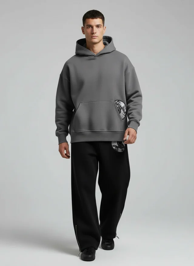 Sébastien | Homme Ensemble Sport Rétro Y2K Harajuku – Set Sport Y2K 2026