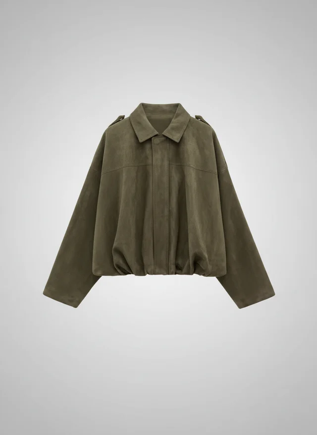 Sibylle | Femme Veste Courte Vintage Verte Coupe Moderne – Veste Vintage Chic 2026