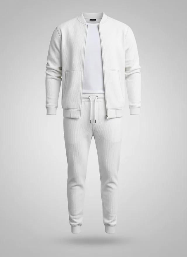 Sylvain | Homme Ensemble Décontracté Tricot Waffle – Set Waffle Moderne 2026