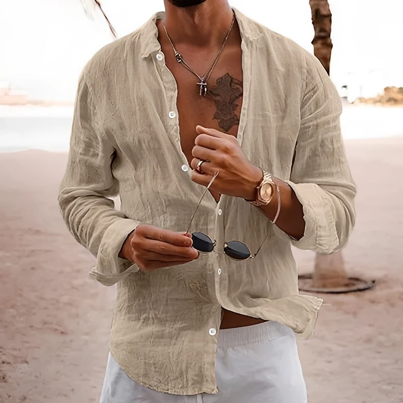 Francesco | Chemise Homme Tendance Été – Chemise Légère à Imprimé pour Vacances 2026