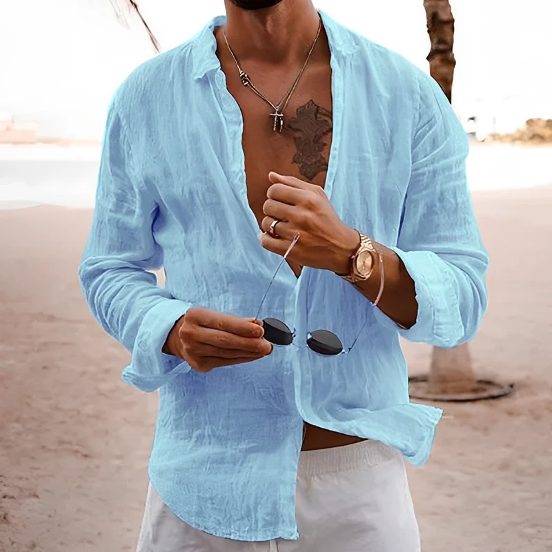 Francesco | Chemise Homme Tendance Été – Chemise Légère à Imprimé pour Vacances 2026
