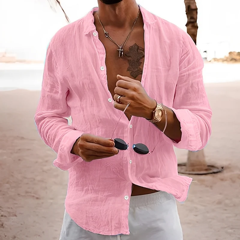 Francesco | Chemise Homme Tendance Été – Chemise Légère à Imprimé pour Vacances 2026