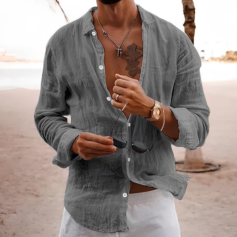Francesco | Chemise Homme Tendance Été – Chemise Légère à Imprimé pour Vacances 2026