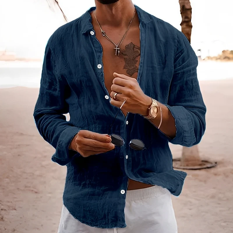 Francesco | Chemise Homme Tendance Été – Chemise Légère à Imprimé pour Vacances 2026