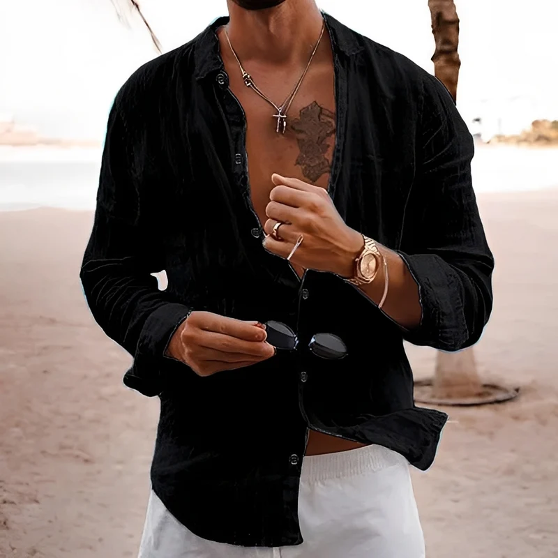 Francesco | Chemise Homme Tendance Été – Chemise Légère à Imprimé pour Vacances 2026