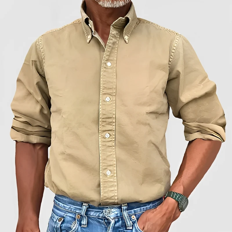 Erwan | Chemise Homme Classique Manches Longues – Chemise Élégante Bureau 2026
