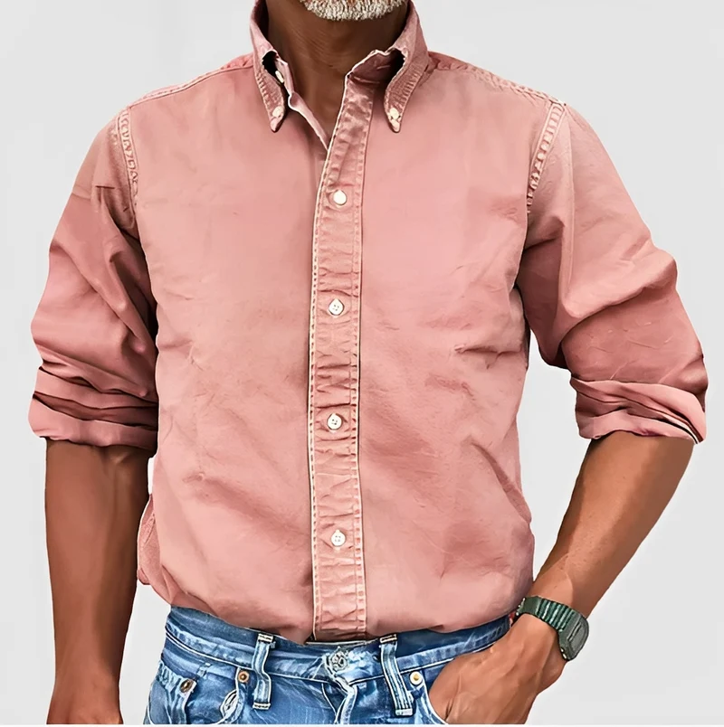 Erwan | Chemise Homme Classique Manches Longues – Chemise Élégante Bureau 2026