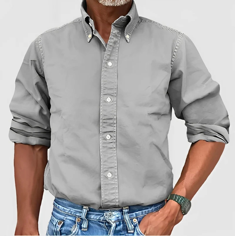 Erwan | Chemise Homme Classique Manches Longues – Chemise Élégante Bureau 2026
