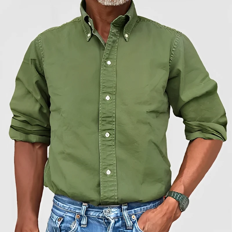 Erwan | Chemise Homme Classique Manches Longues – Chemise Élégante Bureau 2026