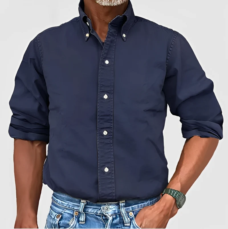 Erwan | Chemise Homme Classique Manches Longues – Chemise Élégante Bureau 2026
