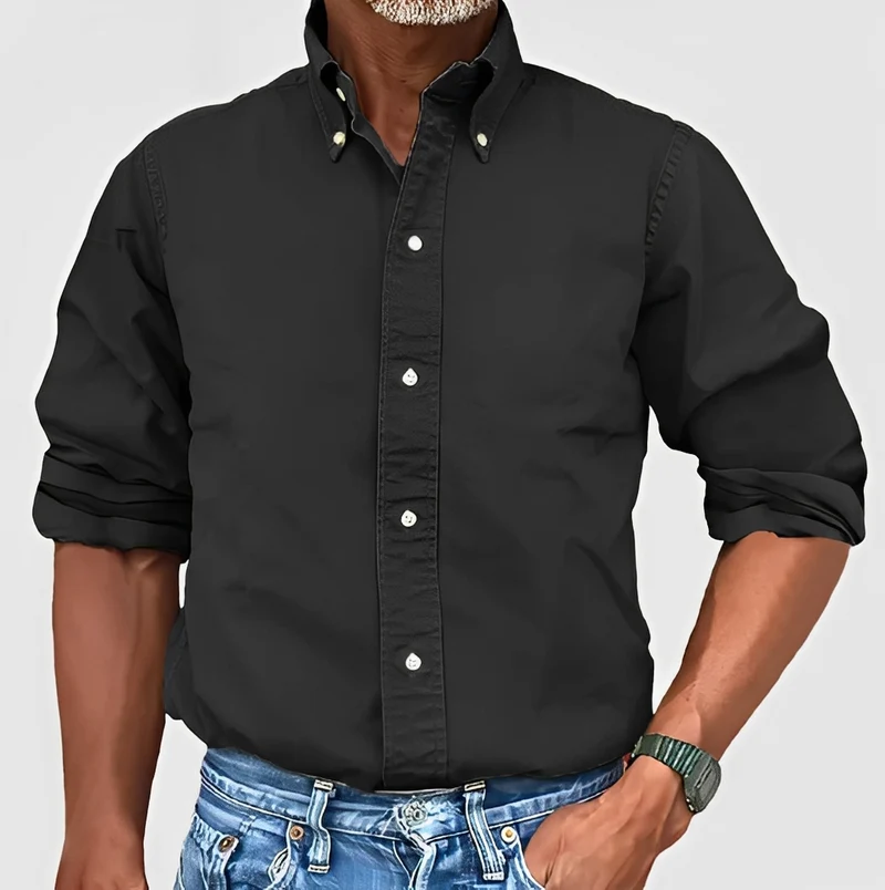Erwan | Chemise Homme Classique Manches Longues – Chemise Élégante Bureau 2026