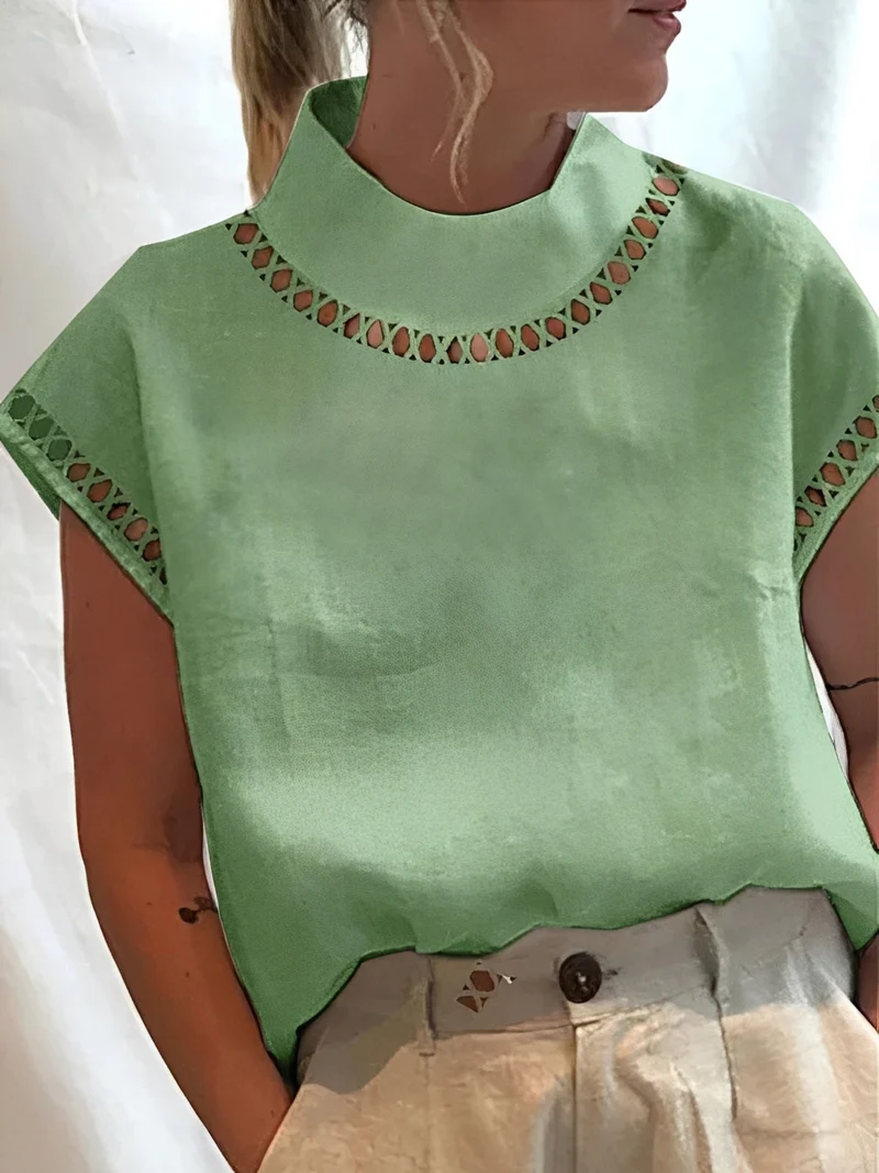 Nannie | Haut Femme Élégant avec Découpe – Top Tendance pour Sorties & Soirées 2026