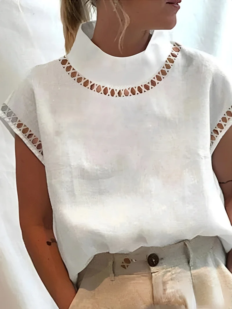 Nannie | Haut Femme Élégant avec Découpe – Top Tendance pour Sorties & Soirées 2026