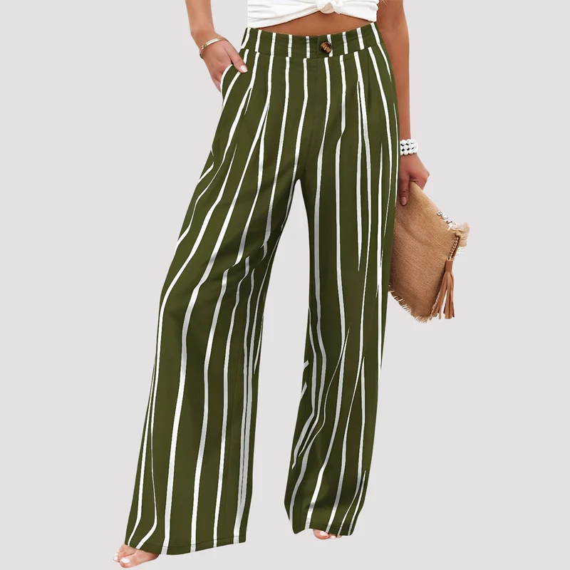 Hélène | Pantalon Femme Jambes Larges Décontracté – Pantalon Fluide Quotidien 2026