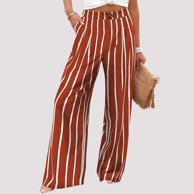 Hélène | Pantalon Femme Jambes Larges Décontracté – Pantalon Fluide Quotidien 2026