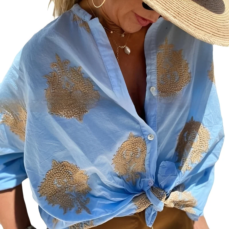 Erica | Blouse Femme Confortable Décontractée – Blouse Simple & Moderne 2026