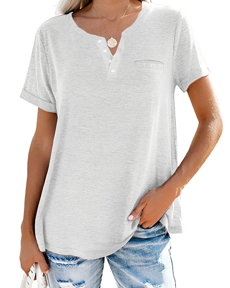 Alyssa | Chemise Femme Décontractée Ample – Chemise Oversize Quotidien 2026