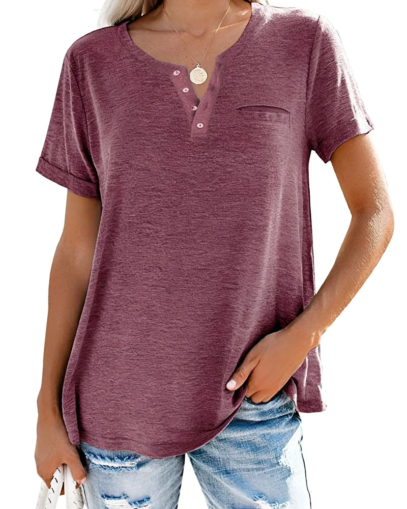 Alyssa | Chemise Femme Décontractée Ample – Chemise Oversize Quotidien 2026