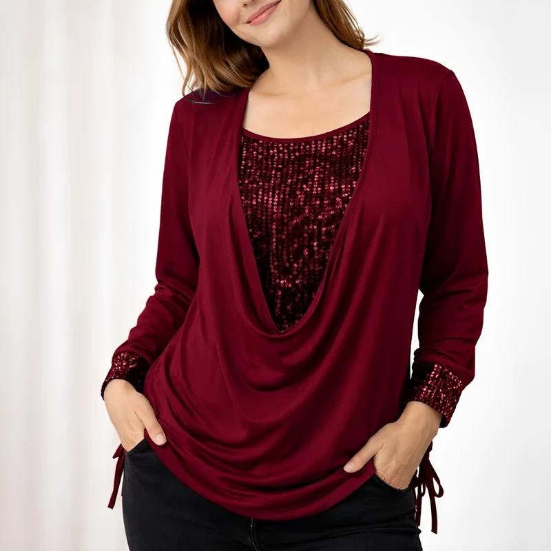 Klarise | Blouse Femme Élégante Manches Longues – Blouse Chic pour Bureau 2026
