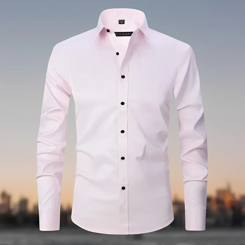 Nikolaï | Chemise Homme Moderne Extensible – Chemise Stretch Confort Bureau 2026