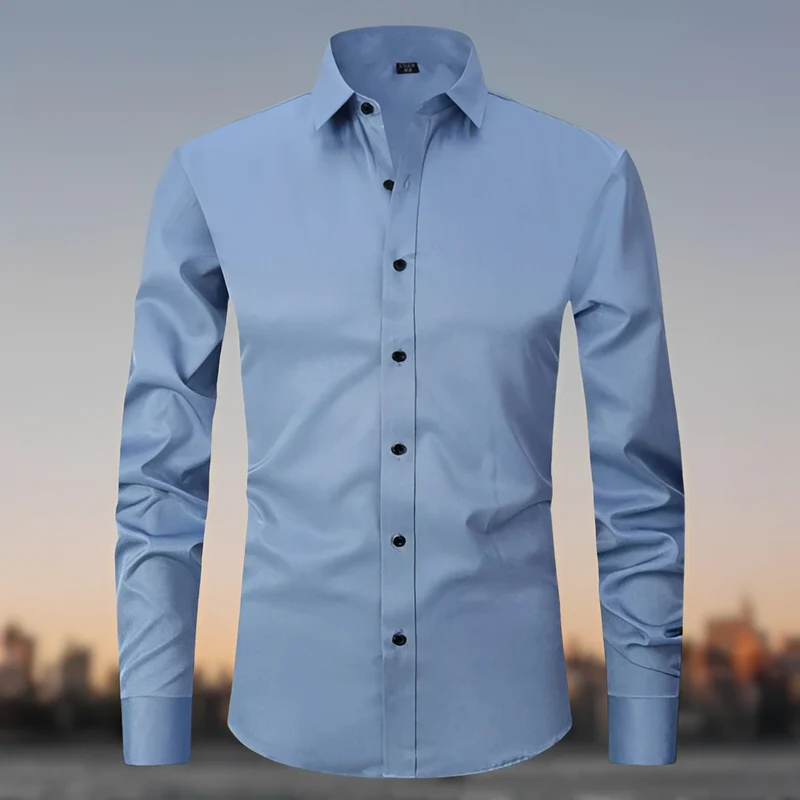 Nikolaï | Chemise Homme Moderne Extensible – Chemise Stretch Confort Bureau 2026