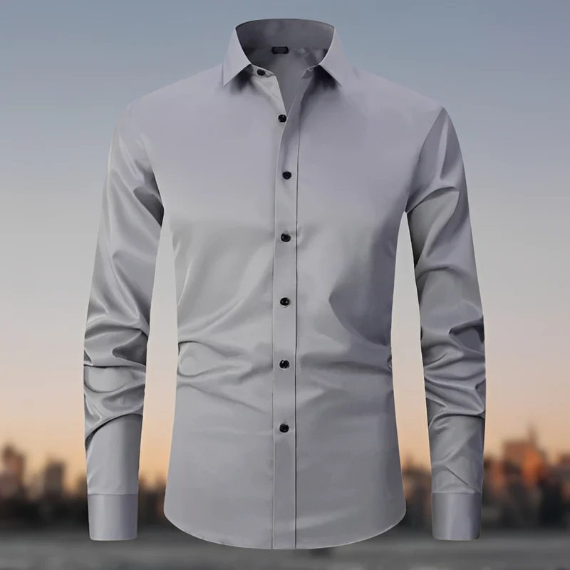 Nikolaï | Chemise Homme Moderne Extensible – Chemise Stretch Confort Bureau 2026