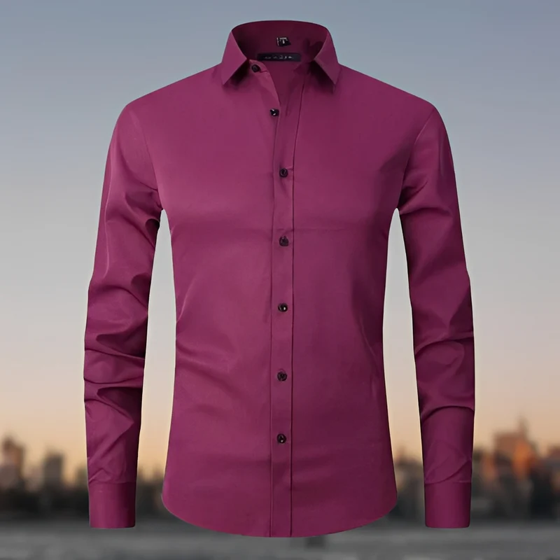 Nikolaï | Chemise Homme Moderne Extensible – Chemise Stretch Confort Bureau 2026