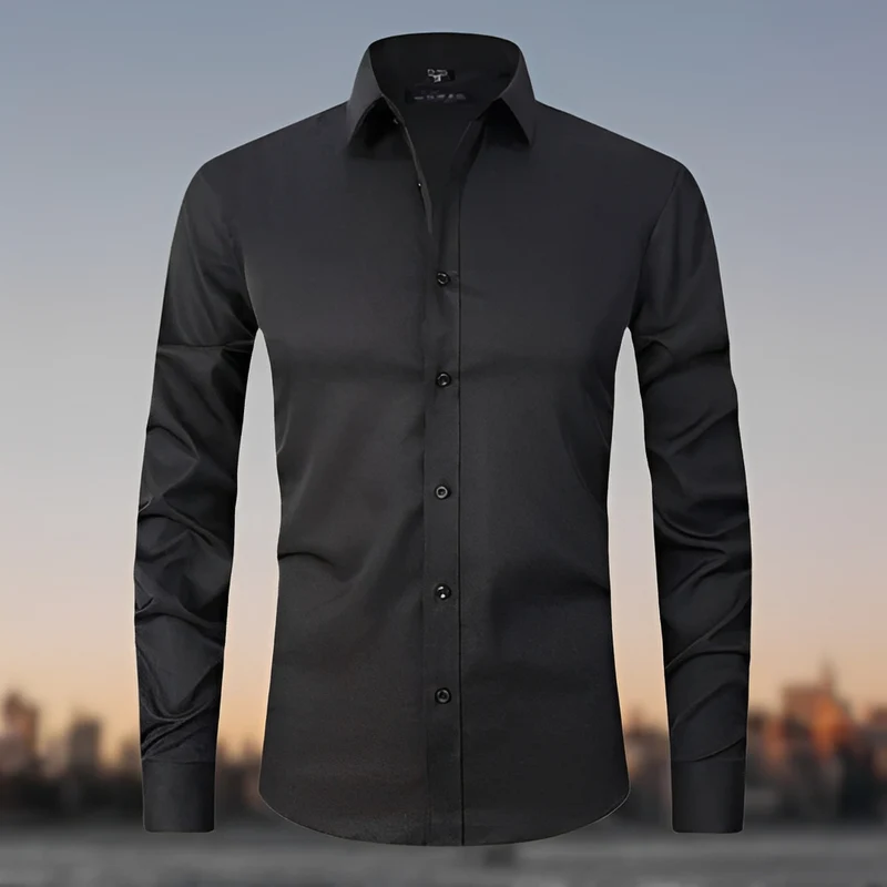 Nikolaï | Chemise Homme Moderne Extensible – Chemise Stretch Confort Bureau 2026