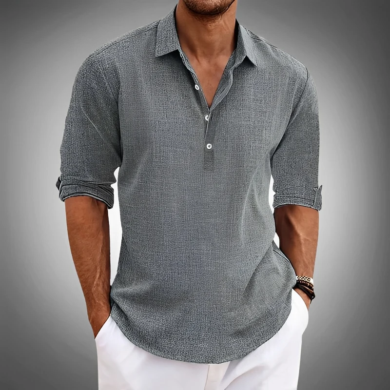 Edrian | Chemise Homme Estivale Classique – Chemise Intemporelle Vacances 2026