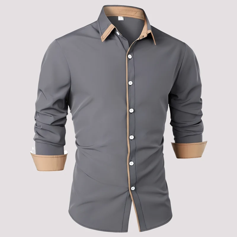 Samuel | Surchemise Homme Élégante Manches Longues – Overshirt Tendance 2026