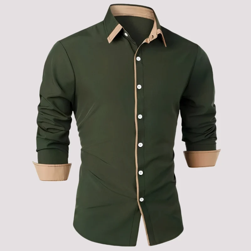 Samuel | Surchemise Homme Élégante Manches Longues – Overshirt Tendance 2026