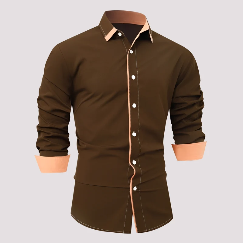 Samuel | Surchemise Homme Élégante Manches Longues – Overshirt Tendance 2026
