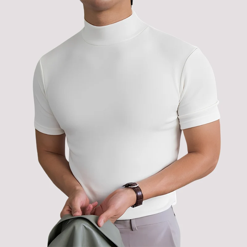 Alfie | T-Shirt Homme Décontracté Ajusté – T-Shirt Slim Tendance Quotidien 2026