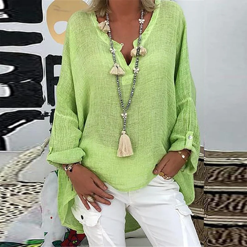 Annie | Blouse Femme Décontractée Ample – Blouse Aérienne Style Naturel 2026