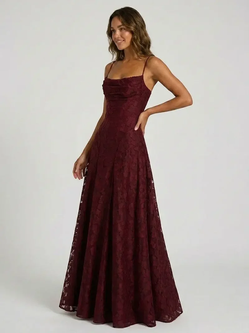 Women's Floral Brocade Maxi Dress | Elegant Structured Formal Evening Gown
