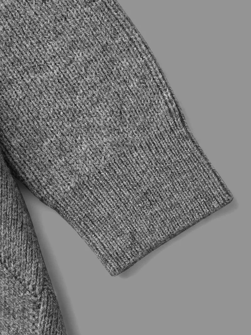 Solid Textured Open Front Cardigan
