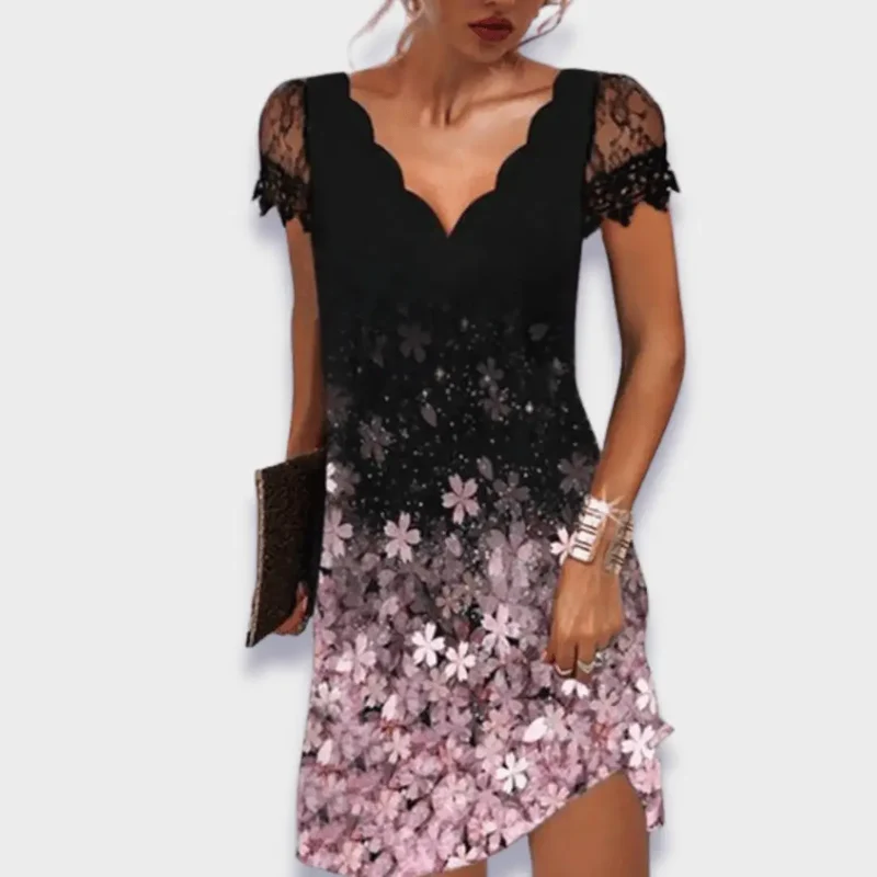 Women's Breathable Fabric Evening Dress | Structured Tummy Control Design