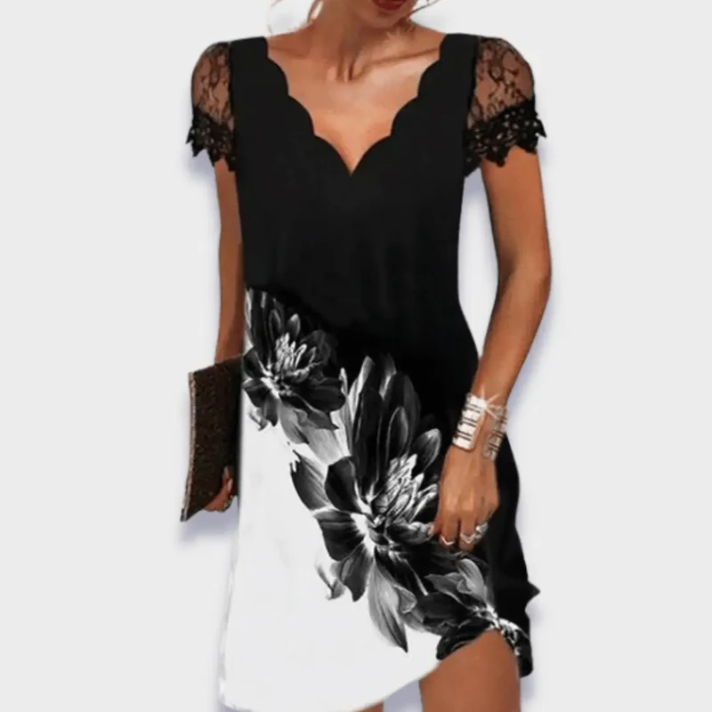 Women's Breathable Fabric Evening Dress | Structured Tummy Control Design