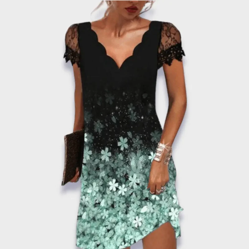 Women's Breathable Fabric Evening Dress | Structured Tummy Control Design