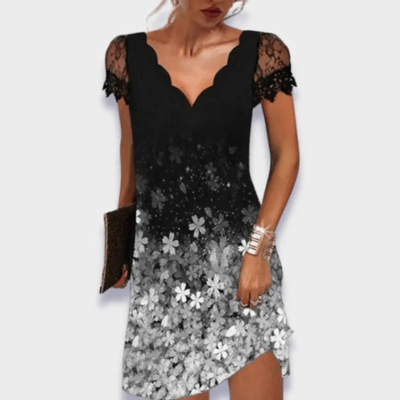 Women's Breathable Fabric Evening Dress | Structured Tummy Control Design