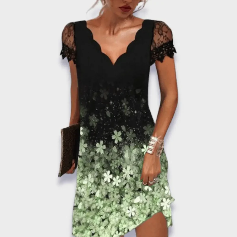 Women's Breathable Fabric Evening Dress | Structured Tummy Control Design