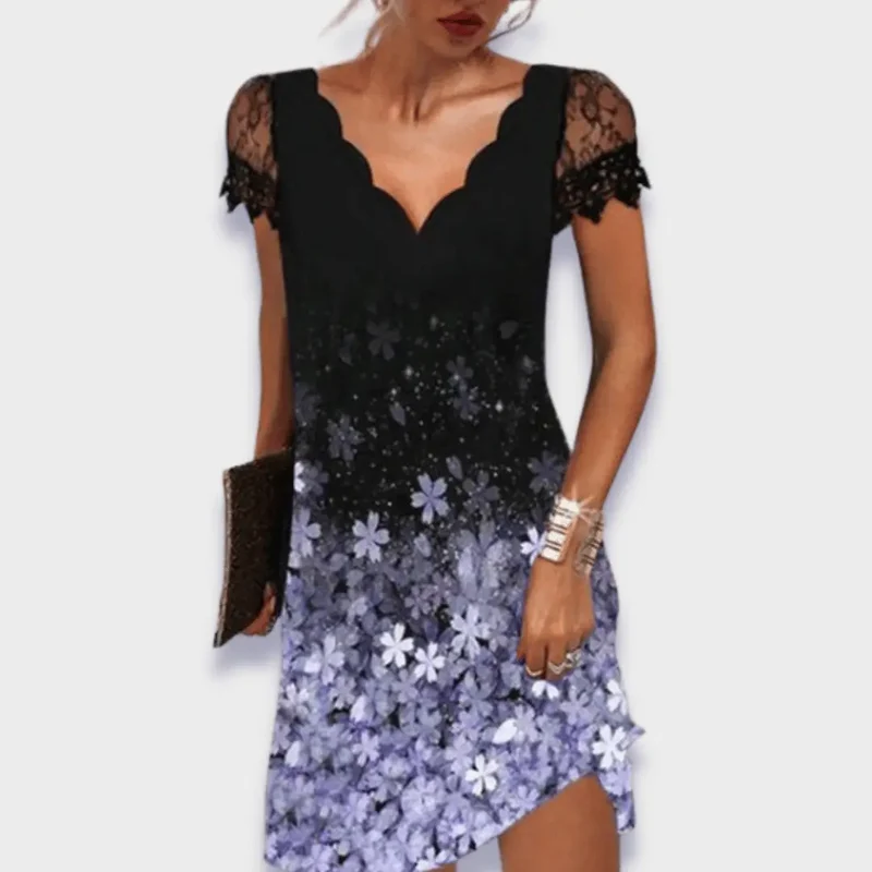 Women's Breathable Fabric Evening Dress | Structured Tummy Control Design