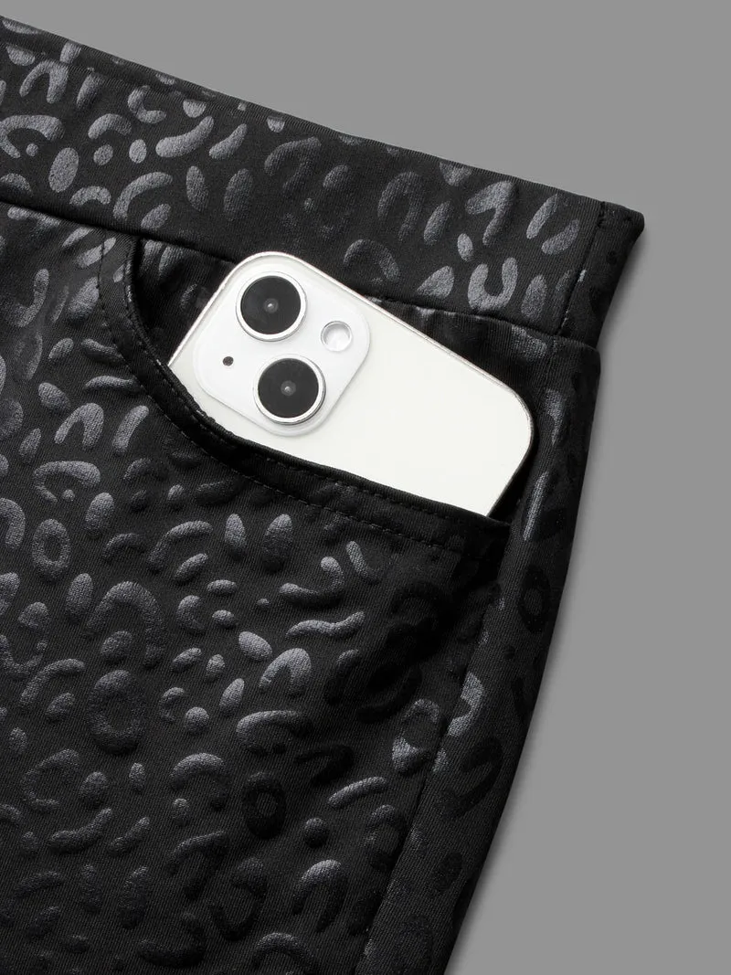 Leopard Print Pocket High Stretch Leggings