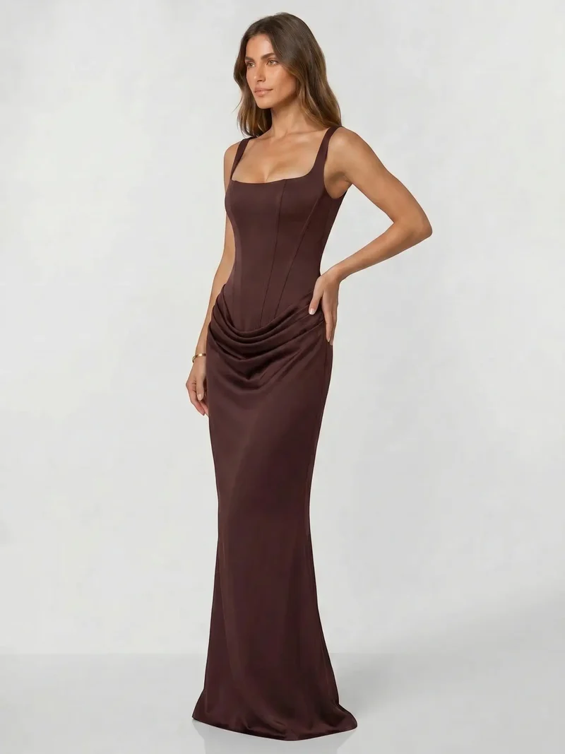 Women's Stretchy Bodycon Dress | Sleek Backless Cocktail Gown