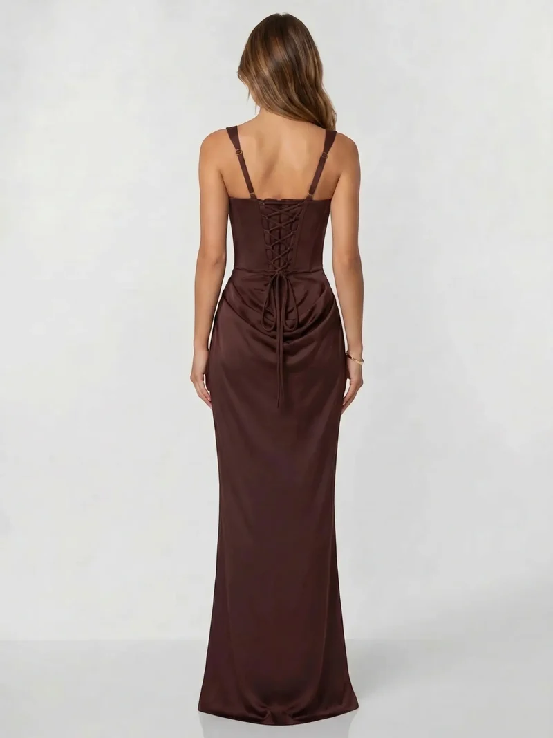 Women's Stretchy Bodycon Dress | Sleek Backless Cocktail Gown