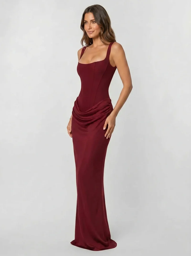 Women's Stretchy Bodycon Dress | Sleek Backless Cocktail Gown